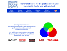 Tablet Screenshot of bvs-tv.com